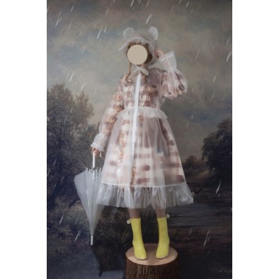 Little Valentine Little See Through Raincoat(Reservation/Full Payment Without Shipping)